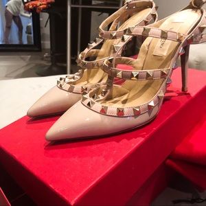 Valentino Garavani Rockstud Slingback 100mm Pump